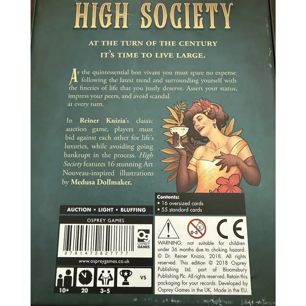 High Society - 9781472827777 Game - Live Large